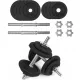  LIJEVANE GRUPE 2x10kg podesive metalne šipke 28mm opterećenje set 20kg