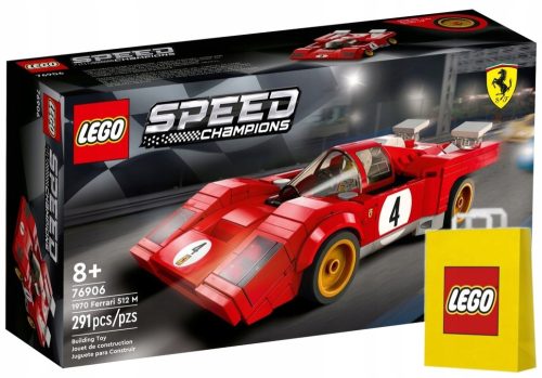  LEGO Speed Champions 76906 Ferrari 512 M iz 1970. + LEGO papirnata vrećica 001-2021-2022-2023-2024