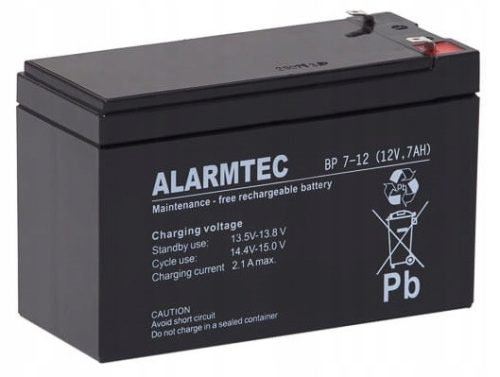 BATERIJA ALARMTEC BP 7 Ah 12 V 7-12