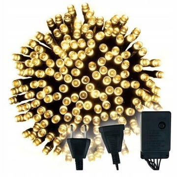 Božićne lampice za vanjsko božićno drvce 21m 201-300 LED lampica