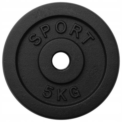 SportForFun utezi od lijevanog željeza 5 kg