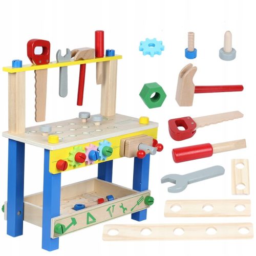  Dječja radionica LandToys DRVENI RADNI STOL - IGRAČKA LT309