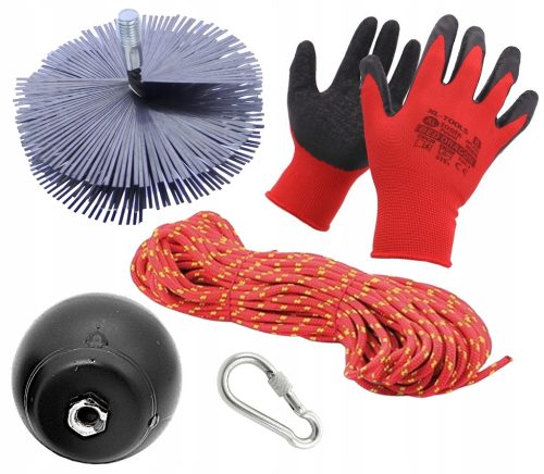 Set za čišćenje dimnjaka - sajlasta četka fi 200
