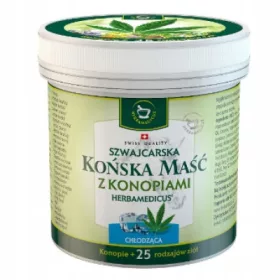    Herbamedicus mast za mišićno-koštane bolove SwissMedicus konjska rashlađujuća mast s konopljom 250 ml 250 ml 250 g