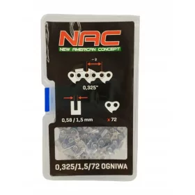 Lanac pile NAC 45cm 18" 325/1.5mm 72 karike