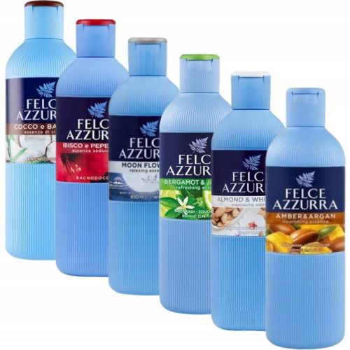 Felce Azzurra SET GELOVA ZA TUŠIRANJE 6x 650 ML