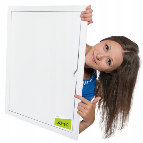 Vrata za pregled AirRoxy 30 x 40 cm ABS bijela