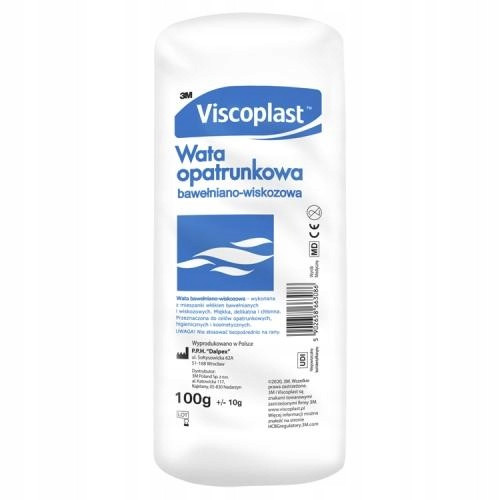 VISKOPLAST BAVLJENO-VISKOZNA VATA ZA OBLOGE 100G