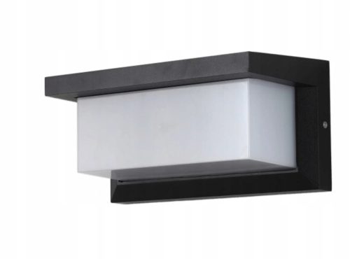 Lampa za vanjsku uporabu s senzorom pokreta i sumraka - Elegantna crna zidna svjetiljka s E27 grlom