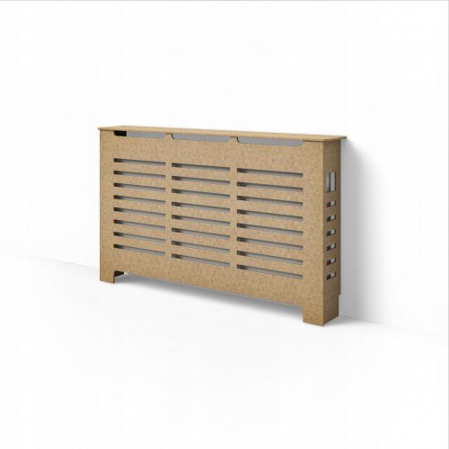 Poklopac radijatora, MDF ploča, 128 x 82 cm, smeđa