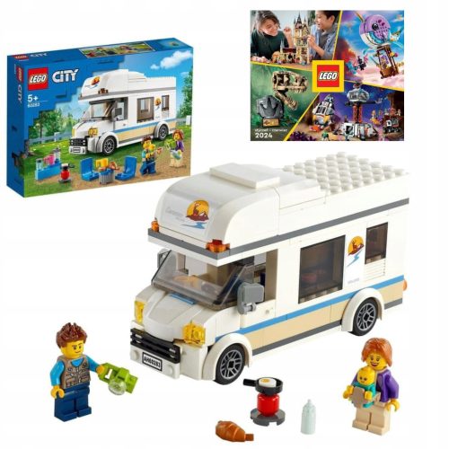  LEGO City 60283 Holiday Camper + Lego katalog 1/2024 Bricks City Technic Speed Star Wars Harry Potter Duplo