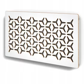 Poklopac radijatora, MDF ploča, 209 x 68 cm, bijela