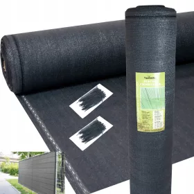   Lazurna mreža za sjenčanje 1,5 x 50 m 135 g 90% tamni grafit