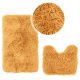 Kontrast Megan Mustard Bathroom Rug Set, 2 Pieces