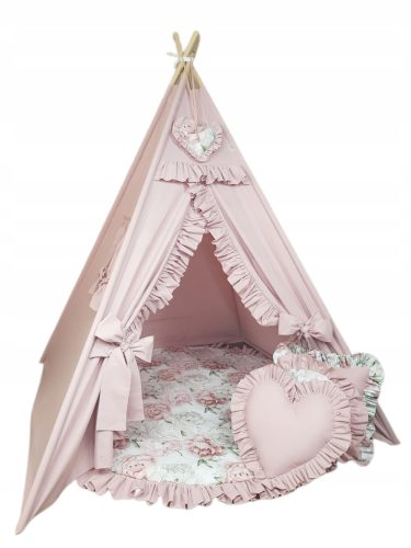 TIPI šator kućica WIGWAM 120x120 PEONIE PIWONIE