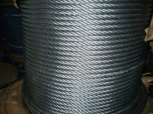  Čelično uže 10mm 6x19, pocinčano, rez 100m