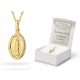 Zlatni lančić s medaljicom Čudotvorne Gospe pr. 585
