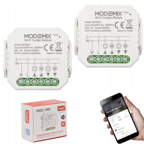 WiFi pametni upravljač za rolete Modemix