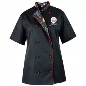 Majica za kuhanje Master Chef crna s logom r-M, veličina M