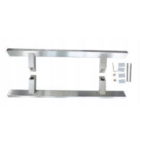 Antaba Pochvat Inox za kapije 45° 800 mm