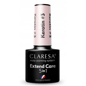   KERATINSKA BAZA ZA NOKTE CLARESA KERATIN EXTEND CARE 5 U 1 PROTEINSKA HIBRIDNA BAZA S KERATINOM #3