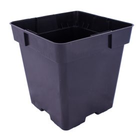    Posuda za cvijeće Edoniczki.pl 11 cm x 11 x 12 cm promjer 11 cm plastična crna