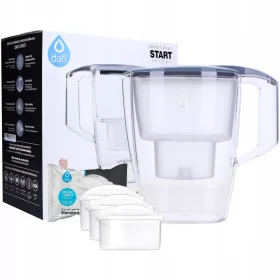   Dafi Start Unimax 4L srebrni filter vrč + 3x Filter uložak za vodu Dafi Standard Unimax