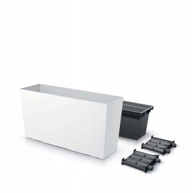    Prosperplast posuda za cvijeće 77 cm x 23,5 x 40,6 cm promjer 23,5 cm plastična bijela