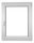 PROZOR OD PVC 90 x 120 cm - BIJELI