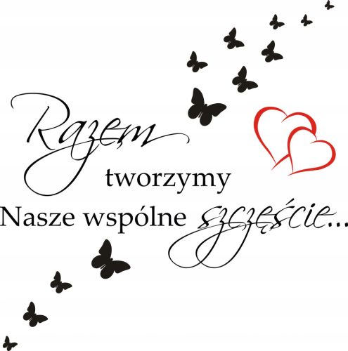 Naljepnica za zid Zajedno... 281, višebojna