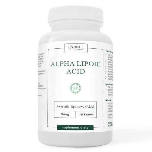 Alfa Lipoična Kiselina 600mg - Kapsule za Regulaciju Šećera i Detoksikaciju 120 komada