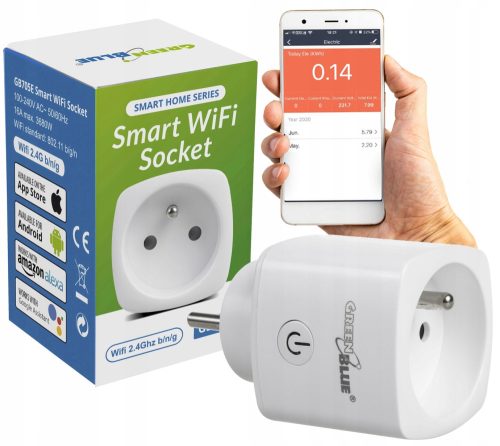 Pametno WiFi utičnica GreenBlue GB720