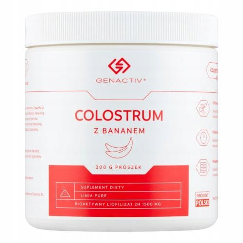 Genaktiv Colostrum s bananom 200g