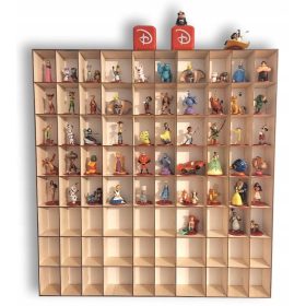 Police za 80 audio figura od De Agostinija - šperploča