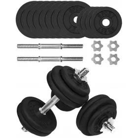  PODESIVE LIJEVANE Bučice 2x15kg Set ploča 30kg