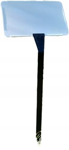 Tablice za označavanje biljaka crno-bijele 161 x 46 cm 50 komada