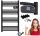 Goodhome Električni Kupaonski Radijator 500 W 55 x 98 mm Crni