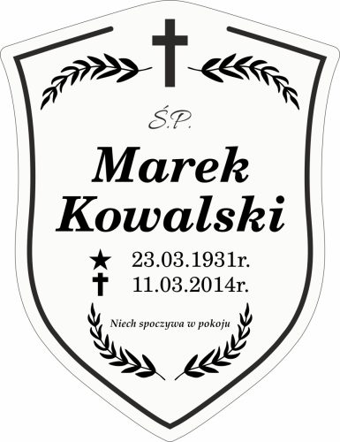 Nadgrobna ploča Križna 26x20