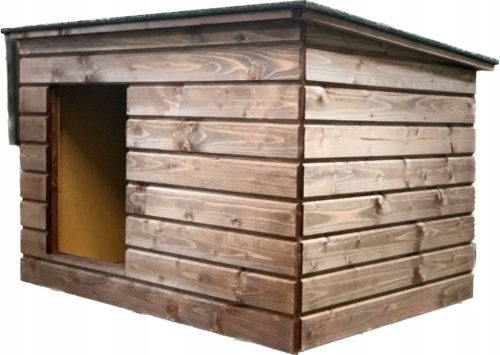 Luksuzna drvena kućica za pse XXL, izolirana, dimenzija 92 cm x 114 cm x 78 cm