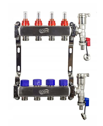 Goshe Inox Razdjelnik s 4 Kruga