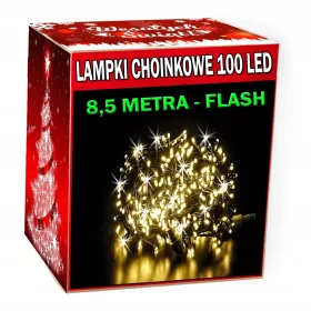 SVJETLA ZA VANJSKU UKRASNU RASVJETU 100 LED LAMPI 8,5 METARA
