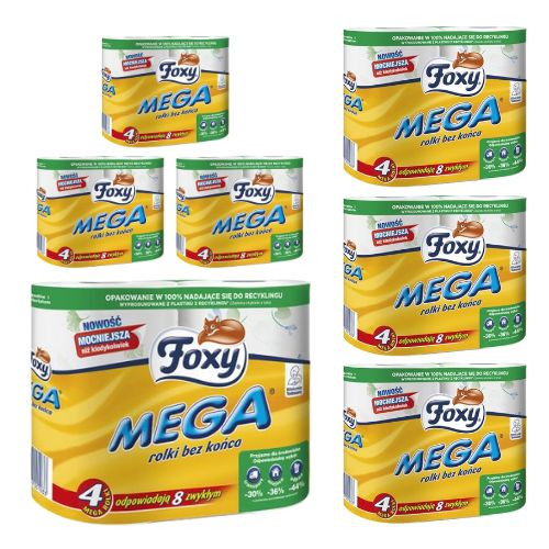 Foxy Ultra mekani toaletni papir bez mirisa 4 role