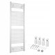 Online kupaonski radijator s lučnim ljestvama 595 W 600 x 1200 mm bijeli
