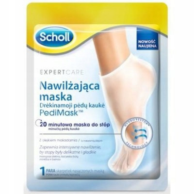 Scholl PediMask hidratantna maska za stopala s uljem makadamije