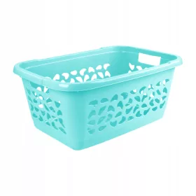 Kosara za pranje rublja Jost 65 cm plava ažur 52L
