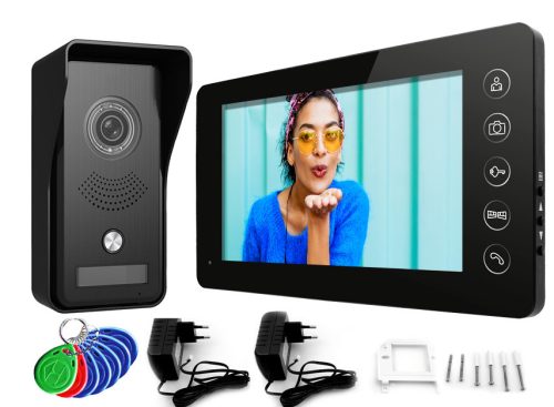 VIDEO INTERFON ZA KUĆNA ULAZNA VRATA + GATE PRIVJESCI MEMORIJA 7"