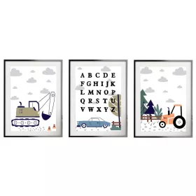 Dječji Poster Set A3 s Abecedom