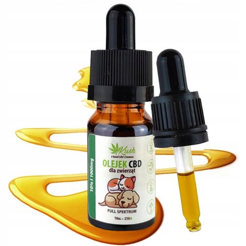 10% CBD KONOPLJINO ulje za pse i mačke | RAW puni spektar 10 ml