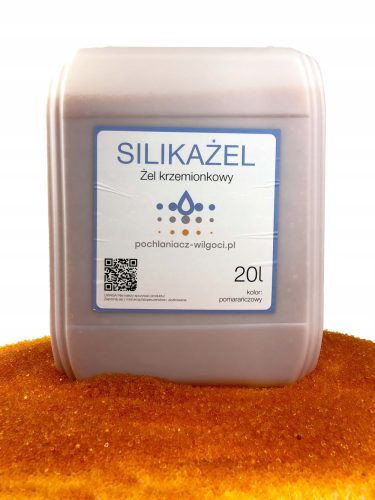 Silikažel za apsorpciju vlage - narančasti kanister 20 litara