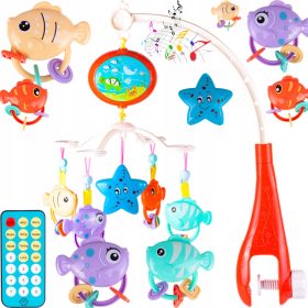    VRTULJAK ZA KREVETIĆ SA PROJEKTOROM I DALJINSKIM UPRAVLJAČEM